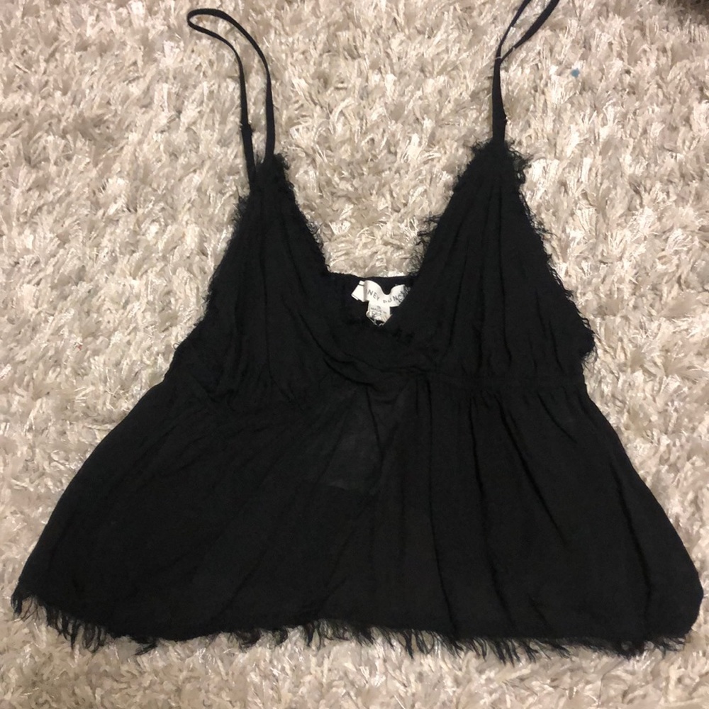 Honey Punch cute black tank